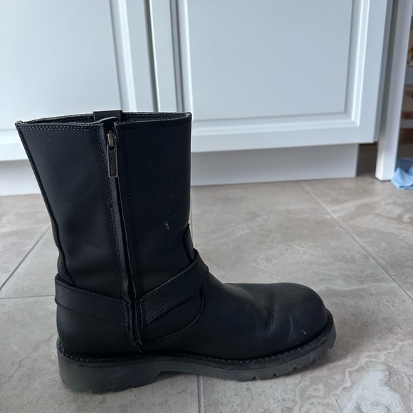 Men’s Harley Davidson Black Leather Motorcycle Boots main image 6